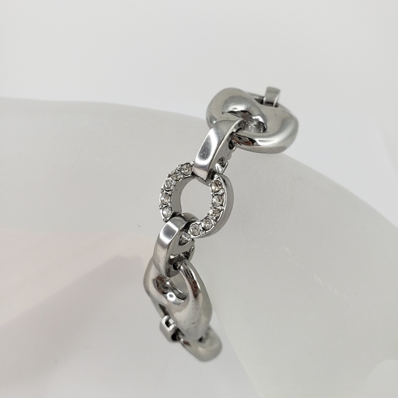 Ann Taylor Modern Statement Bracelet Silver - Picture 15 of 16